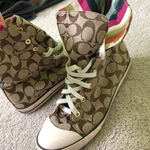 Coach high tops - Picture 1 of 4